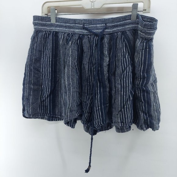 GAP LINEN BLEND PULL FLOWY  SHORTS SZ LARGE - Picture 1 of 11
